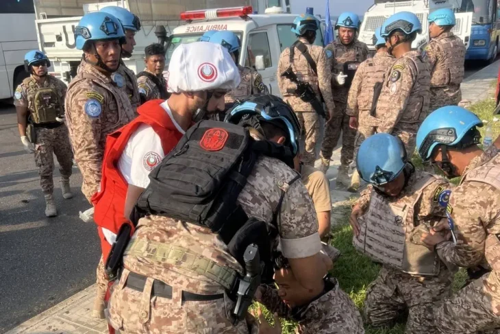 Four Ghanaian UN peacekeepers wounded in rocket strike in Lebanon